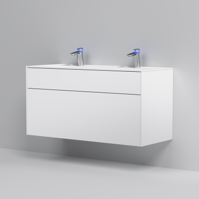 Тумба под раковину AM.PM Inspire V2.0 120 M50AFHX1203WM подвесная Белая матовая