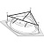 Каркас для ванны Vagnerplast Athena 150x150 VPK150150