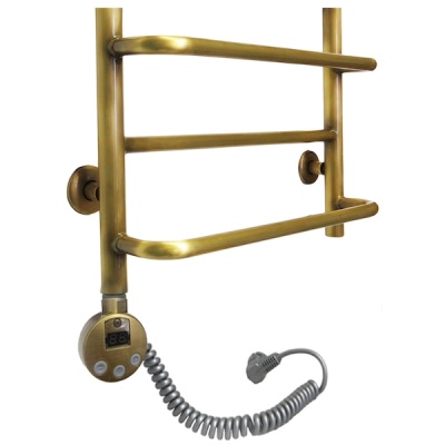 Полотенцесушитель электрический Domoterm Орфей П7 500*700 АБР E L Античная бронза