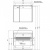 Тумба под раковину Aquanet Бруклин 85 подвесная Белая 203960