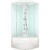 Душевая кабина Domani-Spa Delight 88 High 80x80 DS01D88HWM10 с гидромассажем профиль Белый задние стенки Белые