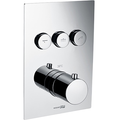 Смеситель для душа WasserKRAFT Neime 1944 Thermo Хром Смеситель для душа WasserKRAFT Neime 1944 Thermo Хром