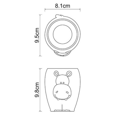 Стакан для зубных щеток WasserKRAFT Lippe K-8128 Синий Стакан для зубных щеток WasserKRAFT Lippe K-8128 Синий