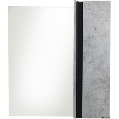 Зеркало со шкафом Comforty Эдинбург 75 4149063 Бетон светлый