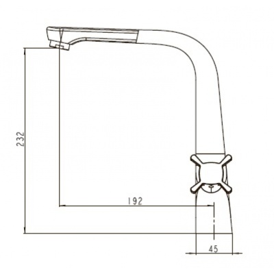 Смеситель для кухни Kaiser Cuatro 58033 Хром