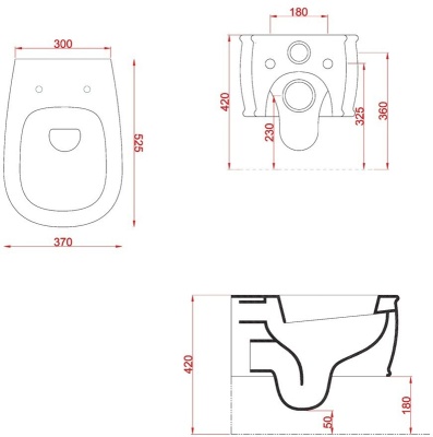 Унитаз Artceram Azuley AZV001 05 00 подвесной Белый матовый