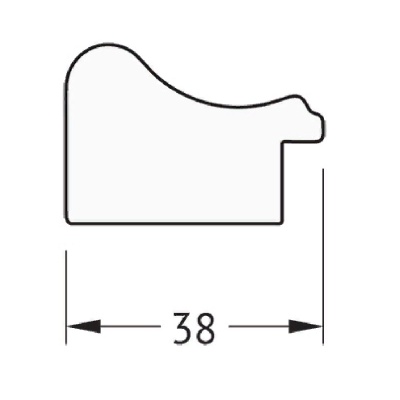 Зеркало Evoform Definite 130х70 Черненое серебро