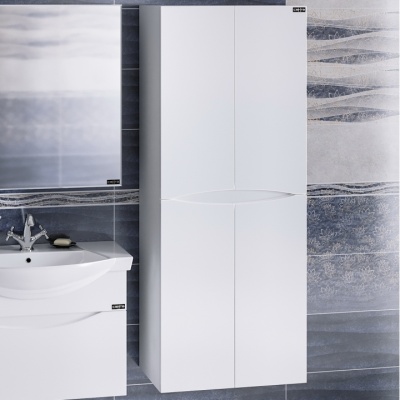 Шкаф пенал СанТа Сатурн 60 700212 Белый