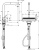 Смеситель для кухни Hansgrohe Aquno Select M81 73836000 Хром