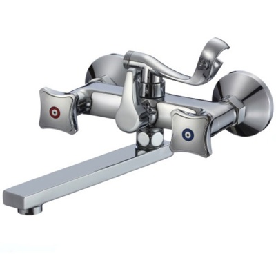 Смеситель для ванны Ростовская Мануфактура Сантехники SL117-142E универсальный Хром