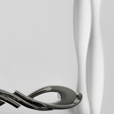 Зеркало со шкафом Runo Лотос 50 R Белое