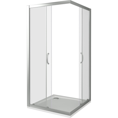 Душевой уголок Good Door Infinity CR-100 100х100 профиль Хром стекло прозрачное