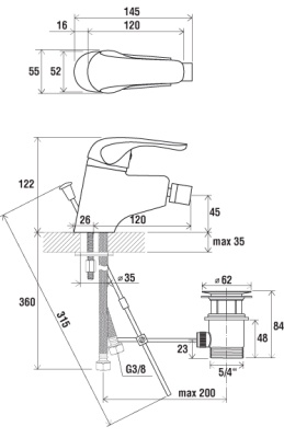 Смеситель Ravak RS 055.00 хром