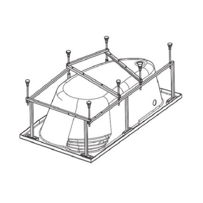 Монтажный набор 1WH302403 к акриловой ванне Santek Шри-Ланка 150х110