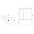 Душевая кабина Royal Bath ALP 150x100 RB150ALP-T-CH-R с гидромассажем стекло прозрачное задние стенки Белые
