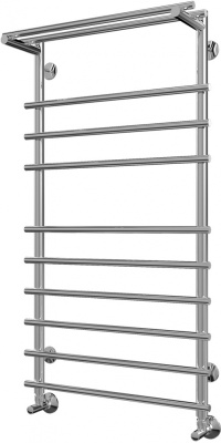 Водяной полотенцесушитель Terminus Ватра П10 500x996 4670030723970 с полкой Хром