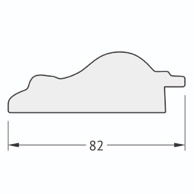 Зеркало Evoform Exclusive 75х55 Старый гипс