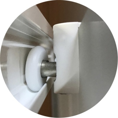 Душевой уголок Radomir Респект 100x100 1-03-1-0-0-1331 с поддоном профиль Белый стекло матовое