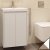 Тумба под раковину Velvex Klaufs 50 tpKLA.50.2D-617.216 Белый+дерево