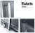 Душевой уголок Gemy Victoria S30191H-A80 100х80 профиль Хром стекло прозрачное