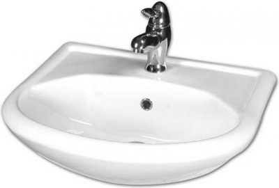 Тумба под раковину Style Line Эко Фьюжн 9 Уют 55 Белый глянец