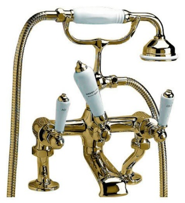 Смеситель на борт ванны Devon&Devon Dandy MARF40B Золото