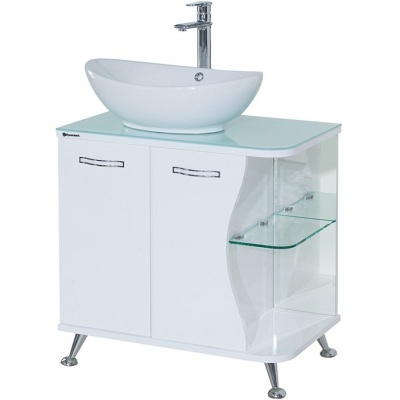 Тумба c раковиной Bellezza Рио 70 L Белая