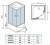 Душевая кабина WeltWasser WW500 Aller 903 90x90 10000003256 профиль Хром стекло прозрачное