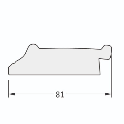 Зеркало Evoform Exclusive 165х75 Черный ардеко