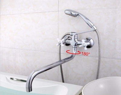 Смеситель для ванны Frap F2618 универсальный Хром