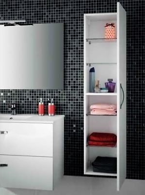 Тумба под раковину Jacob Delafon Ola 61 EB390RU-J5 подвесная Белая глянцевая