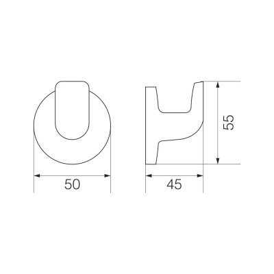 Крючок Veragio Oscar OSC-5231.BR Бронза