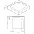 Акриловый поддон для душа AM.PM Bliss L 90x90 Белый