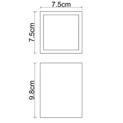Стакан для зубных щеток WasserKRAFT Leine K-3828 Белый