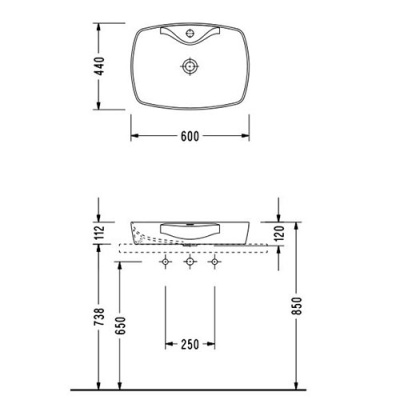 Раковина-чаша Serel 60 1634 Белая
