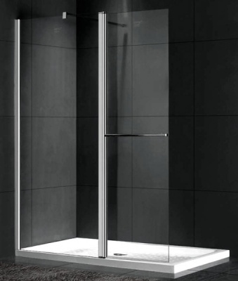 Душевой уголок Gemy S03161D 150x90 профиль Хром стекло Цвет