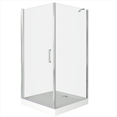 Душевой уголок Good Door Pandora CR-100 100x100 профиль Хром стекло прозрачное