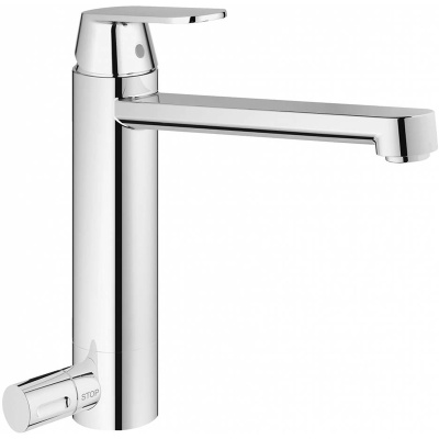 Cмеситель для кухни Grohe Eurosmart Cosmopolitan 30195000 с запорным вентилем Хром