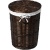 Корзина для белья WasserKRAFT Elbе 38x38x50 WB-740-M с крышкой Коричневая