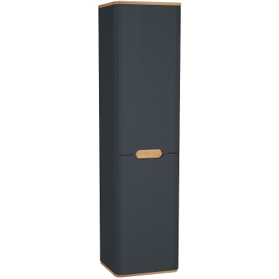 Шкаф пенал Vitra Sento 40 L 60856 подвесной Антрацит матовый