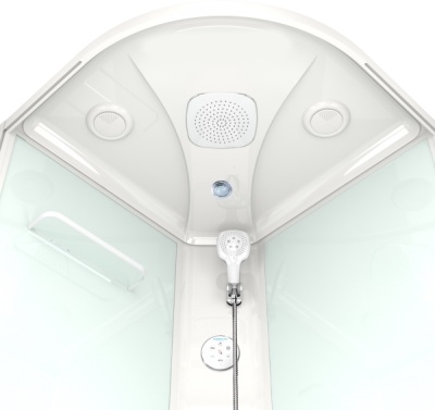 Душевая кабина Domani-Spa Delight 110 high 100x100 DS01D110HWM10 с гидромассажем