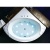 Акриловая ванна Gemy G9252 155х155 с гидромассажем Акриловая ванна Gemy G9252 155х155 с гидромассажем