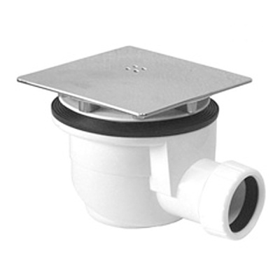 Сифон для душевого поддона PlastBrno EWE0842 Хром Белый