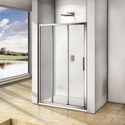 Душевая дверь в нишу Good Door Orion WTW-130 130 профиль Хром стекло прозрачное