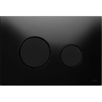 Кнопка смыва Tece Loop Glass 9240657 для унитаза Черная