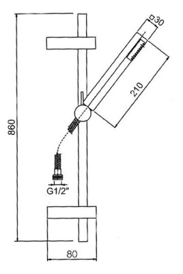 Душевой гарнитур Fima Carlo Frattini F2218CR Хром