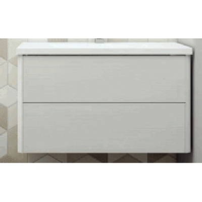 Тумба под раковину Акватон Брук 100 подвесная 1A202101BCDF0 Коричневая