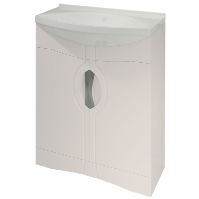 Тумба под раковину Какса-А Каприз Элеганс 75 004338 Белая