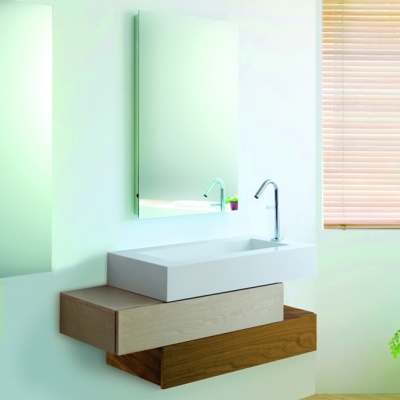 Тумба под раковину Jacob Delafon Pacific 110 EB781-V12 подвесная Французский орех шпон