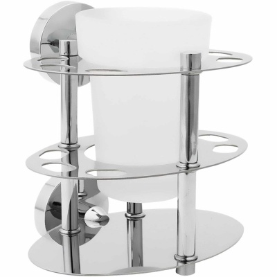 Держатель для зубных щеток Fora Long L037 Хром